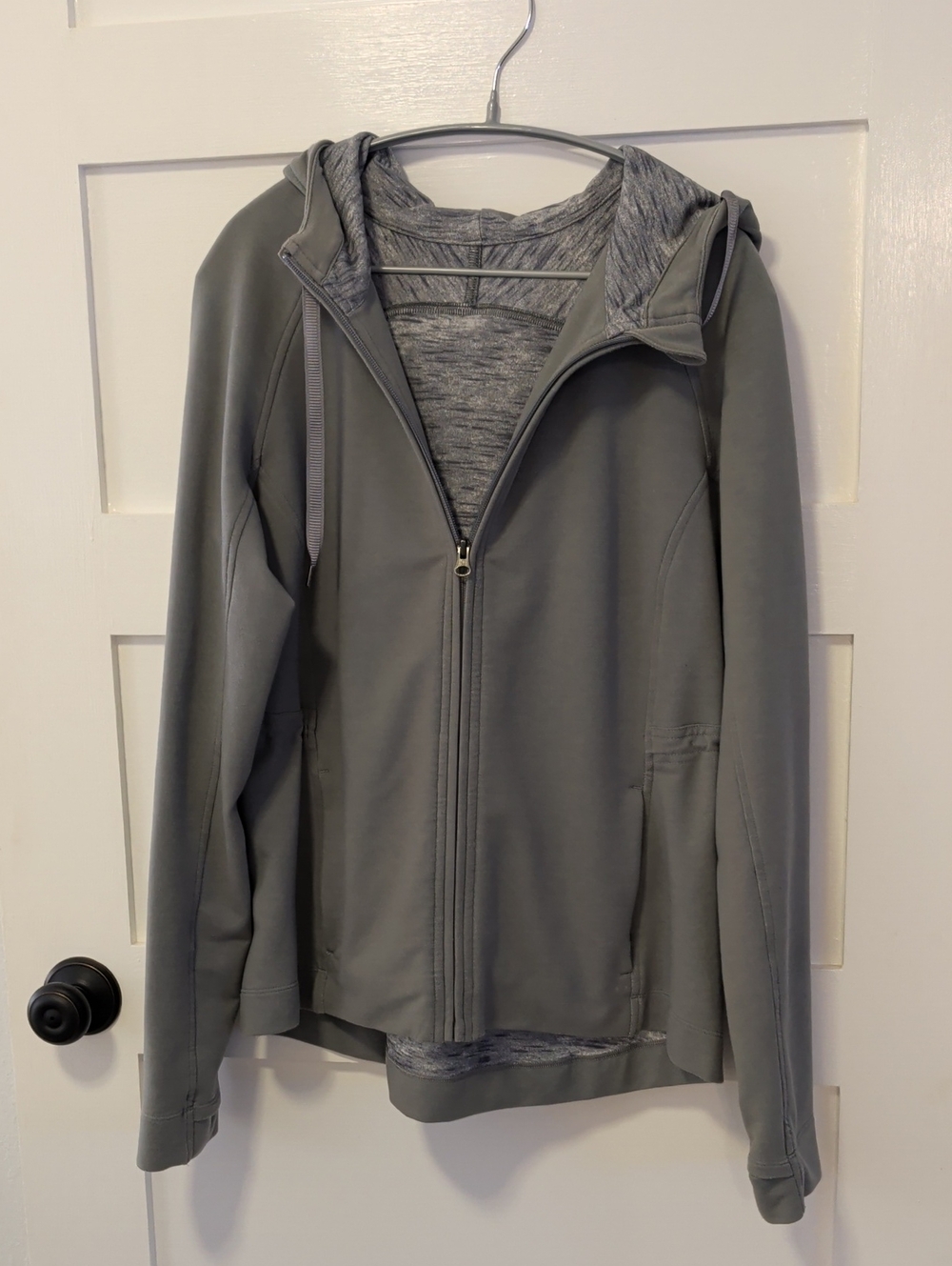 Lululemon Zip-Up Hooded Jacket - Gray